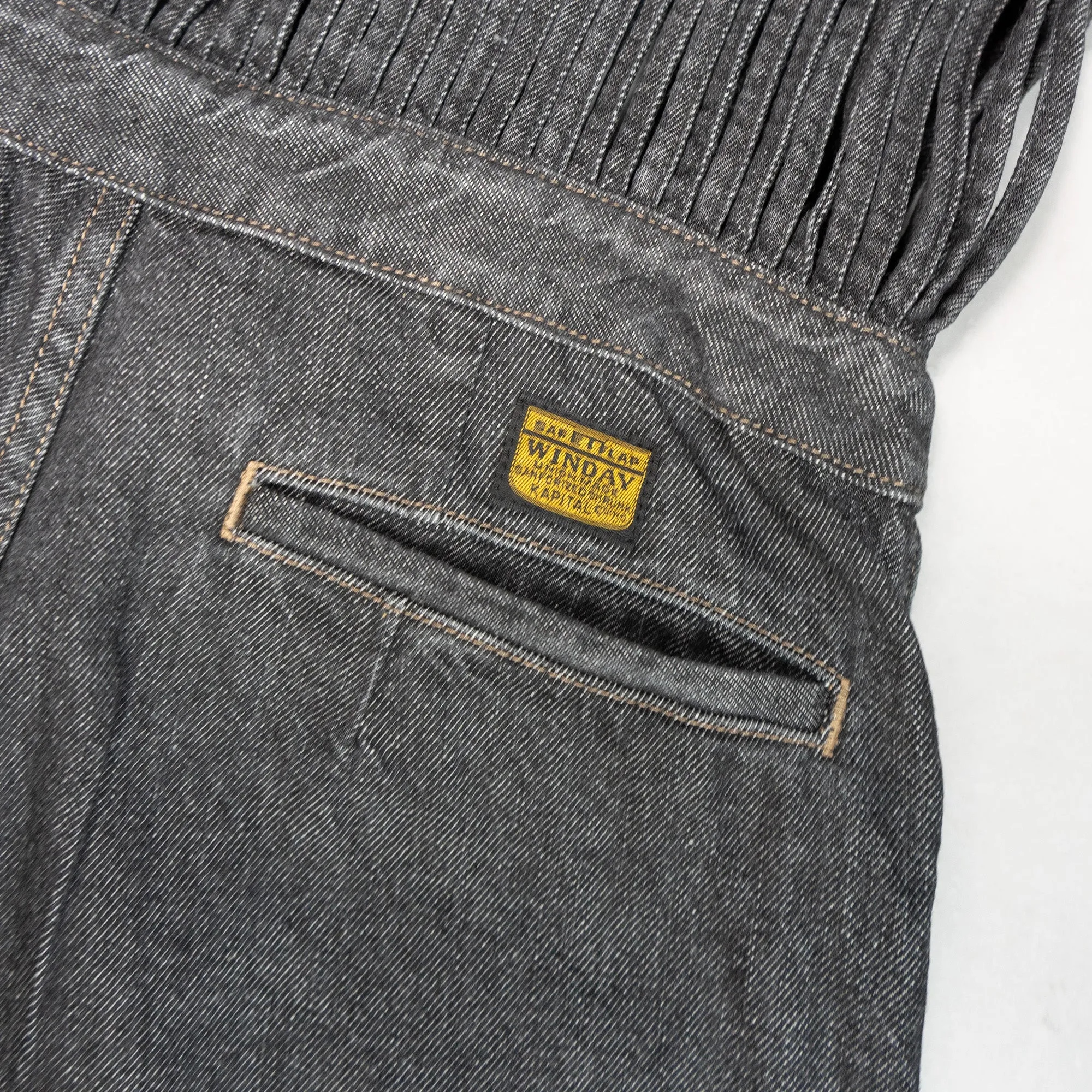11.5oz BLACK DENIM OVERALL