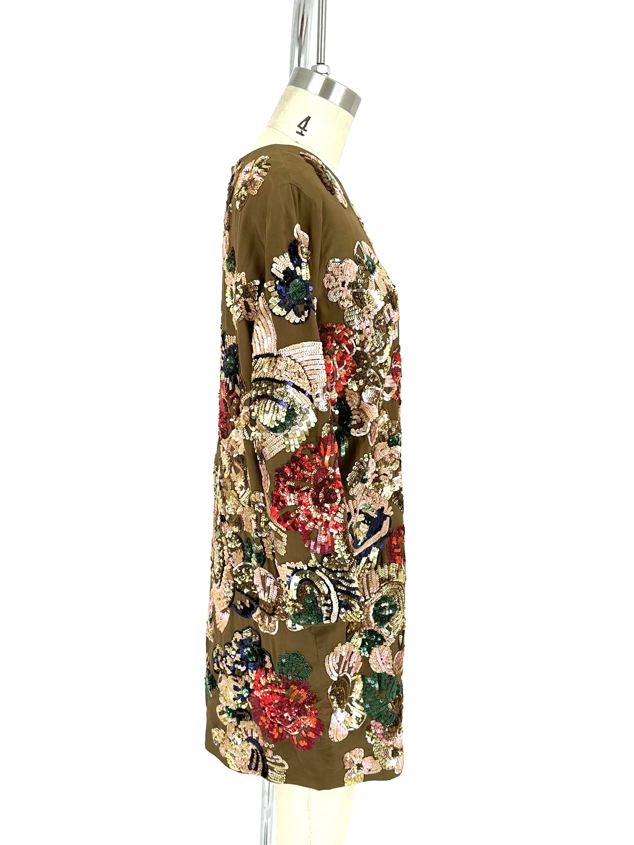 2010 Stella McCartney Silk Sequin Dress