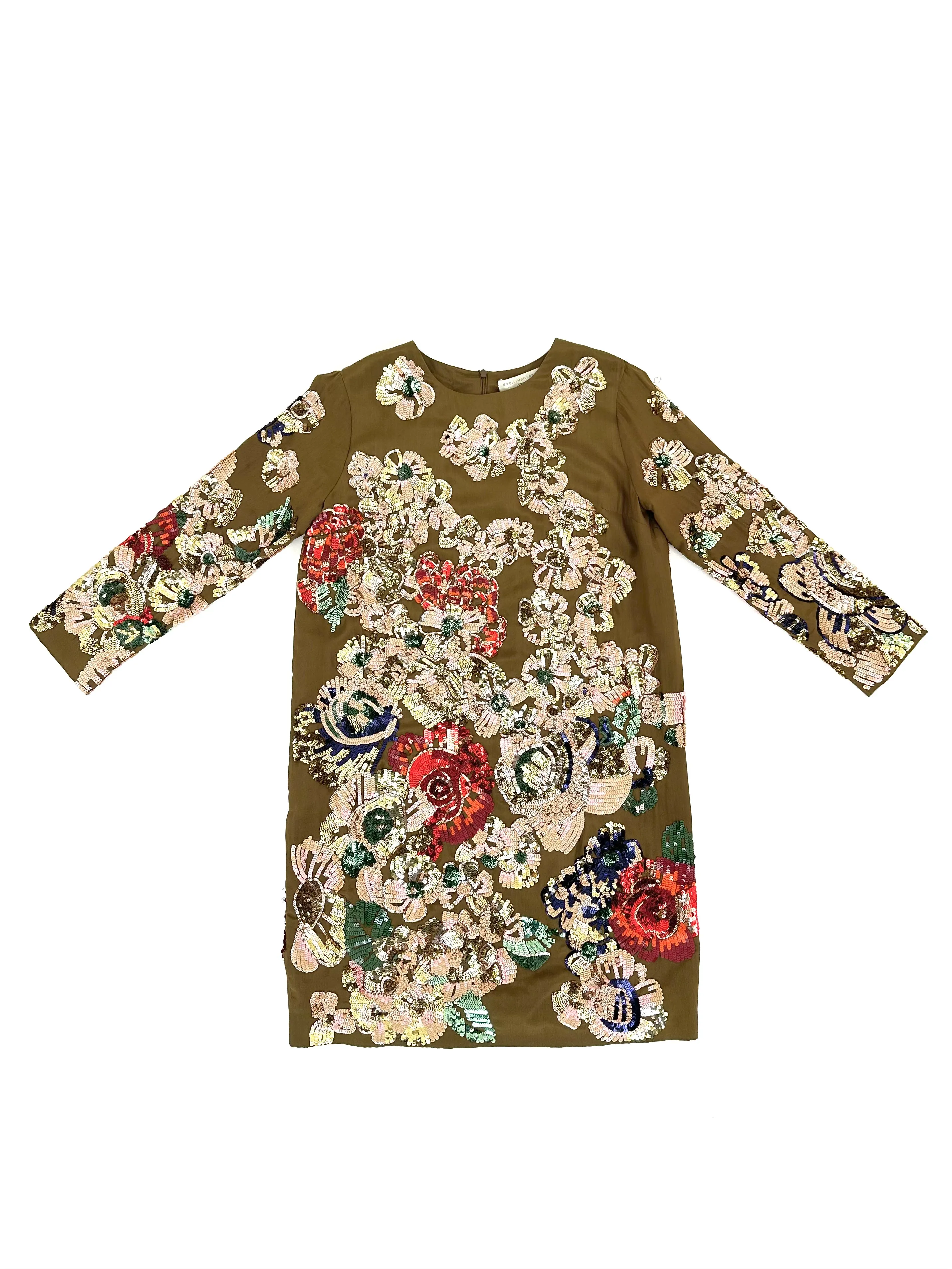 2010 Stella McCartney Silk Sequin Dress
