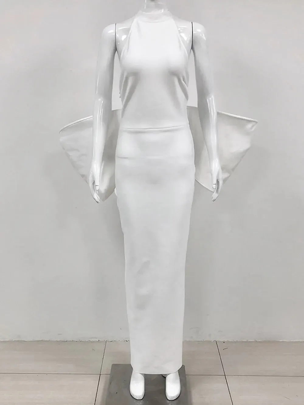 2024 Bareback Bow Decorative Bandage Dress