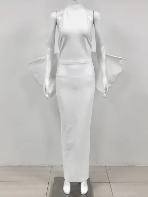 2024 Bareback Bow Decorative Bandage Dress
