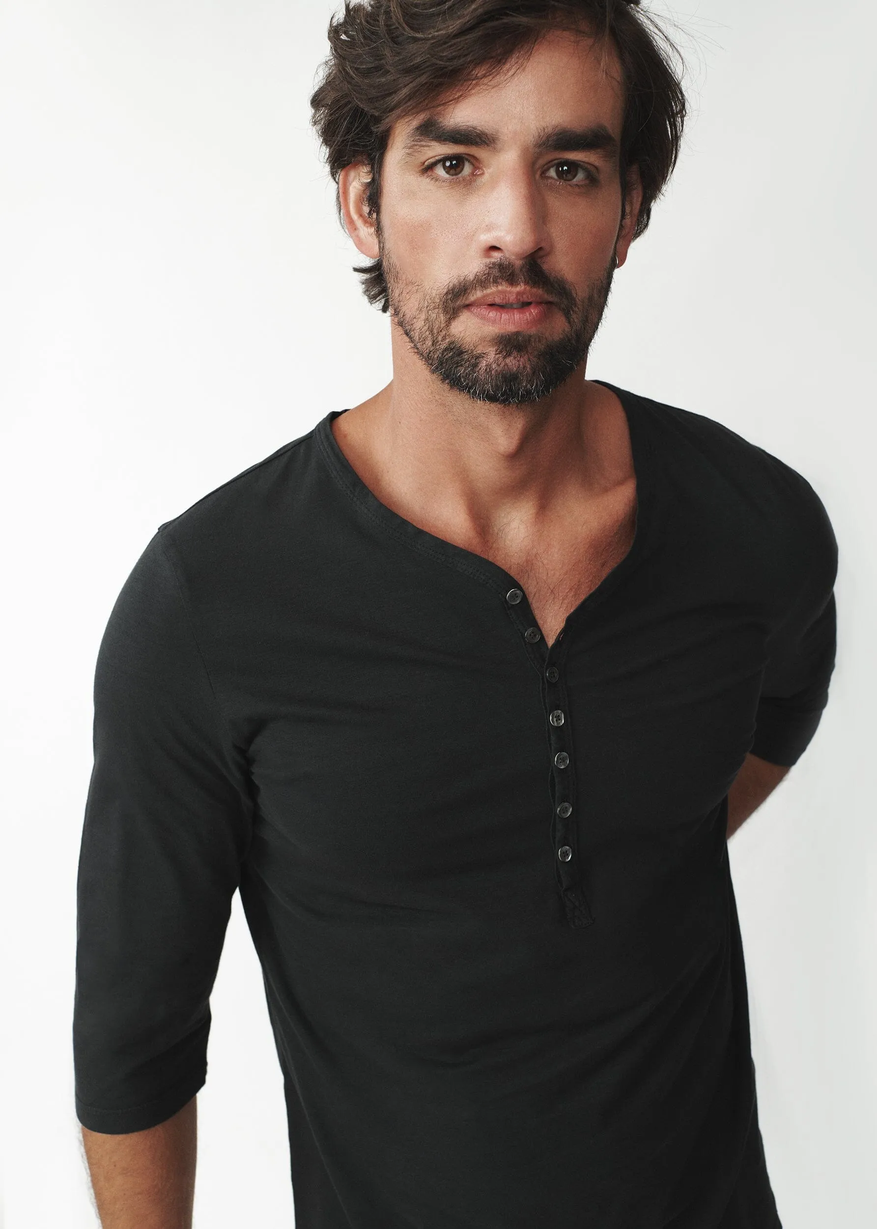 3/4 SLEEVE HENLEY
