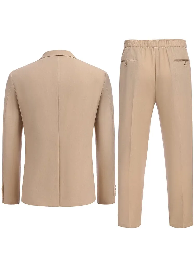 ACS Casual Linen Blend 2-Piece Suit Sets