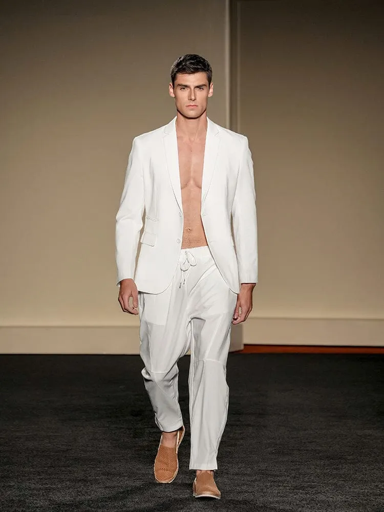 ACS Casual Linen Blend 2-Piece Suit Sets