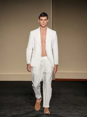 ACS Casual Linen Blend 2-Piece Suit Sets