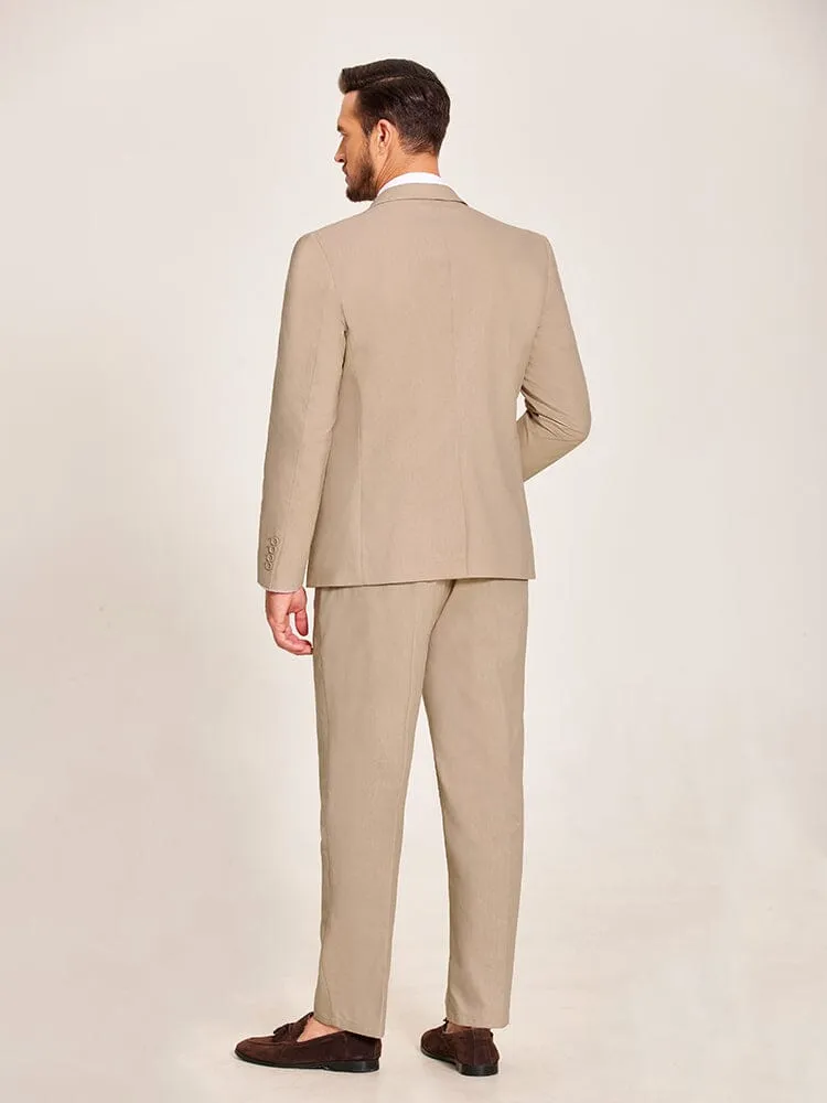 ACS Casual Linen Blend 2-Piece Suit Sets