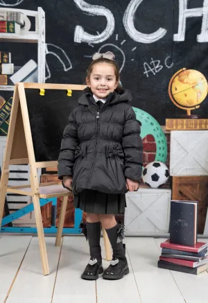 ADee AMZ Dark Grey Bow Short Jacket W246203