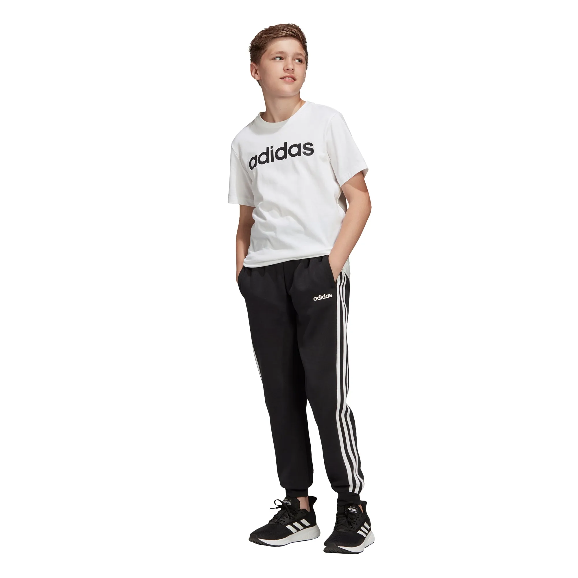 ADIDAS BOYS ESSENTIALS 3 STRIPE PANT