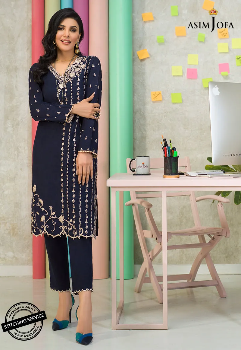 AJES-15 | Asim Jofa AJ Essentials Summer Collection 2022 | Embroidered Jacquard Suits Unstitched 2 Piece