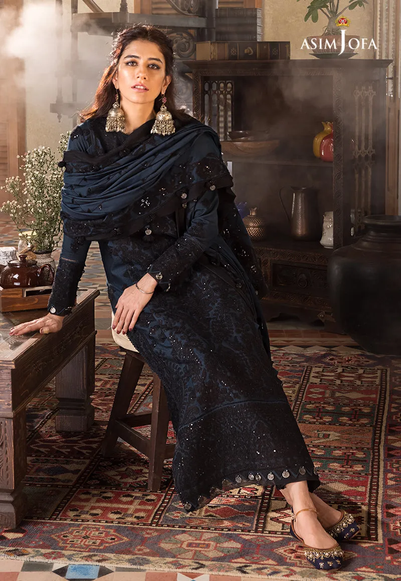 AJK-13 |  Asim Jofa The Syra Edit Kashmiri Embroidered Collection 2022 | Unstitched Embroidered Winter Suits