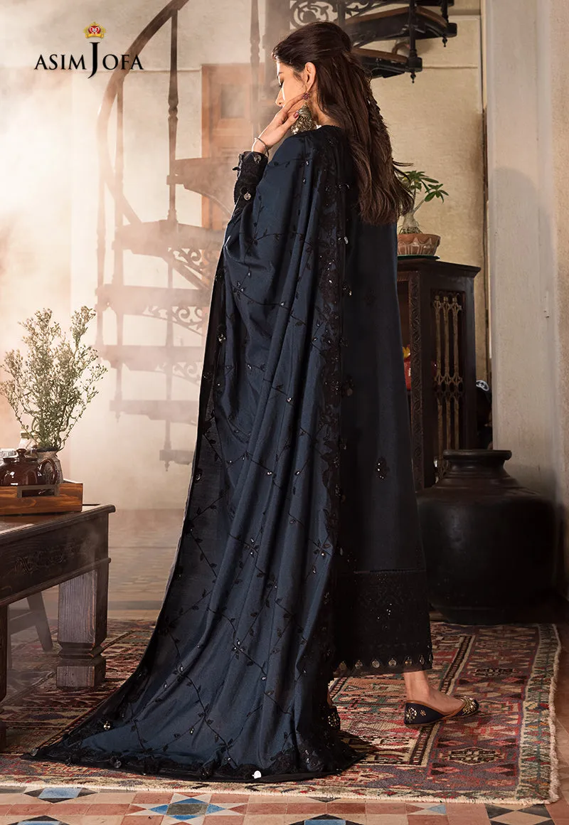 AJK-13 |  Asim Jofa The Syra Edit Kashmiri Embroidered Collection 2022 | Unstitched Embroidered Winter Suits