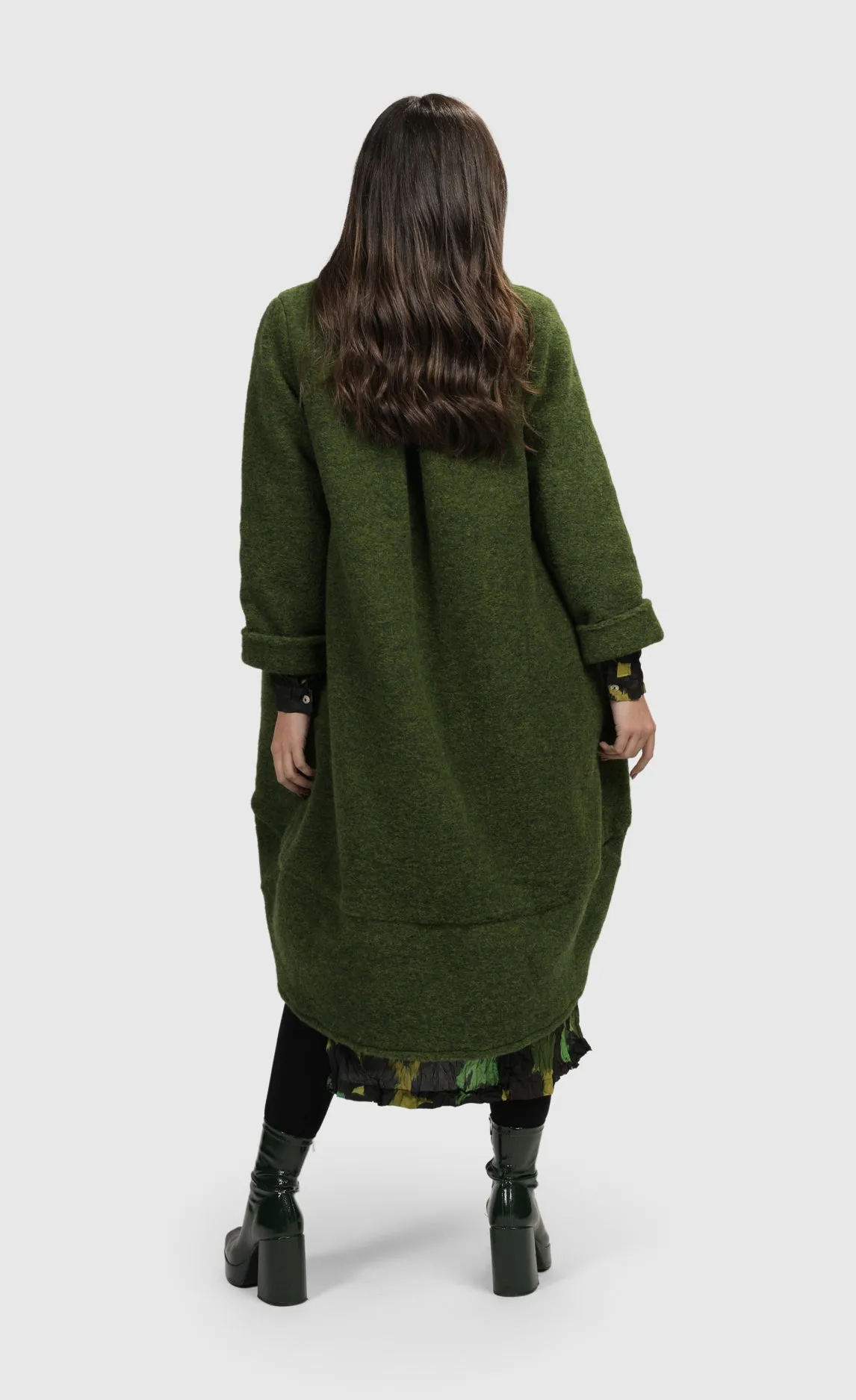 Alembika Green Gala Cocoon Jacket