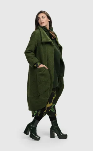 Alembika Green Gala Cocoon Jacket