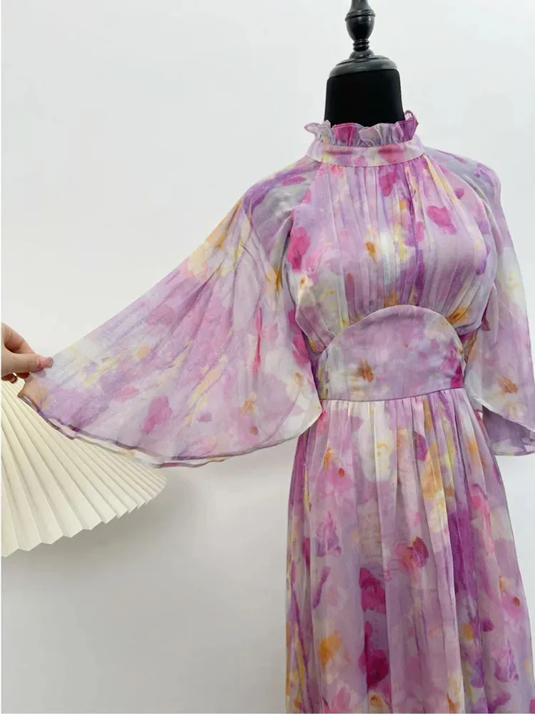 Amalie French Printing Dress