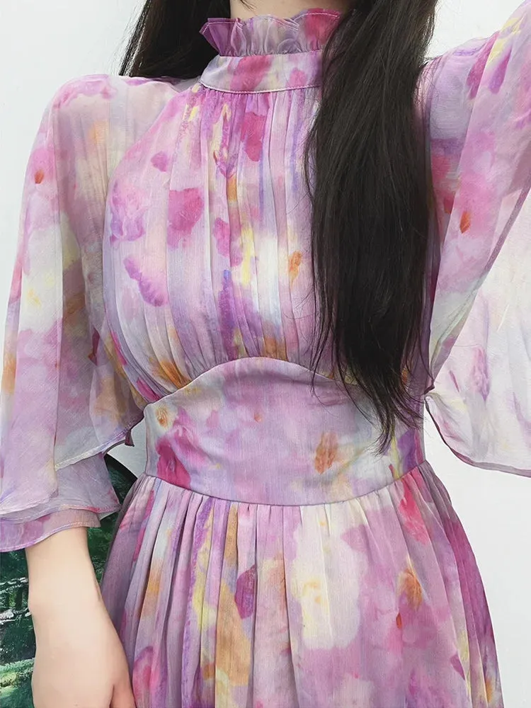 Amalie French Printing Dress