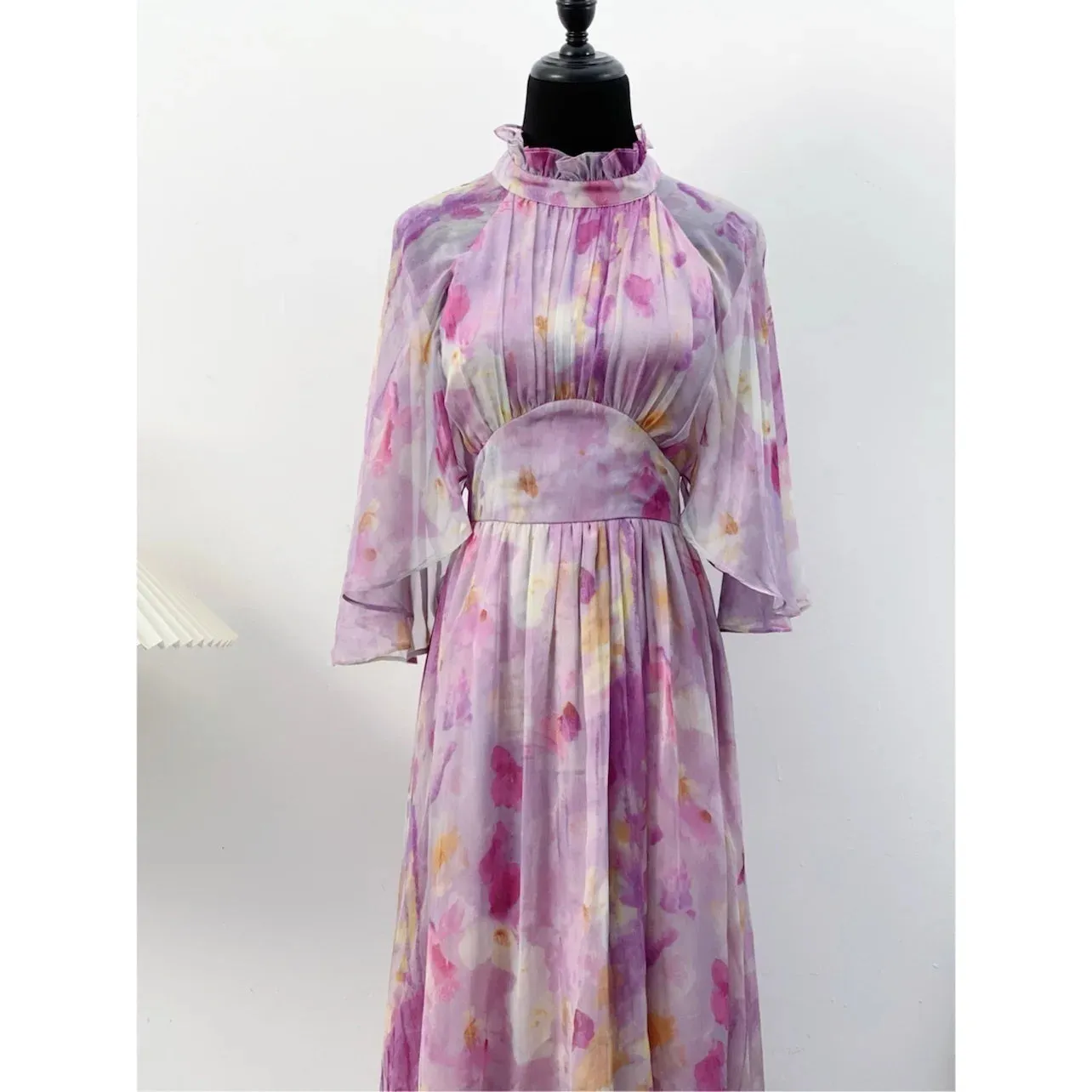 Amalie French Printing Dress