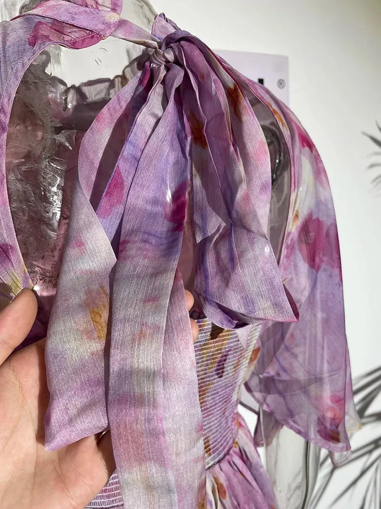 Amalie French Printing Dress