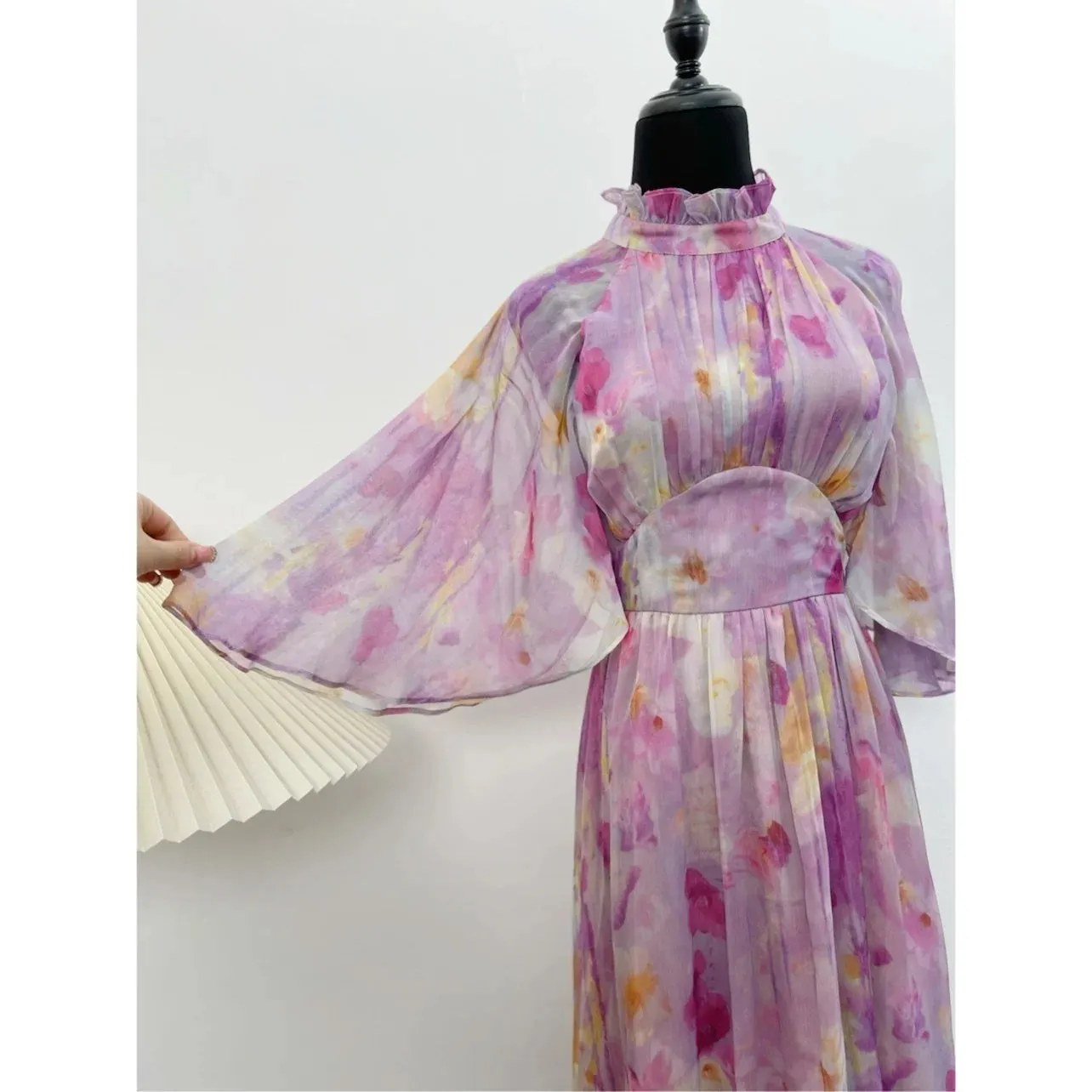 Amalie French Printing Dress