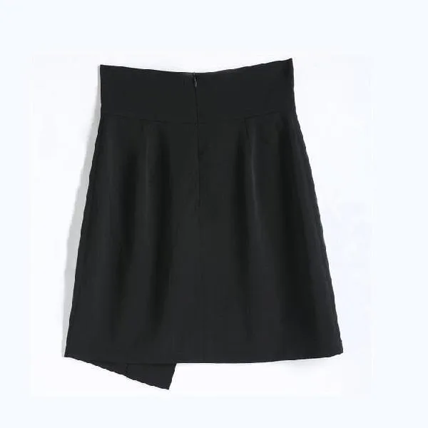 Asymmetric Mini Skirt