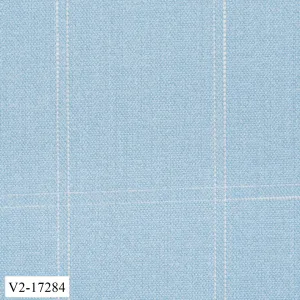 Baby Blue with White Windowpane Suit