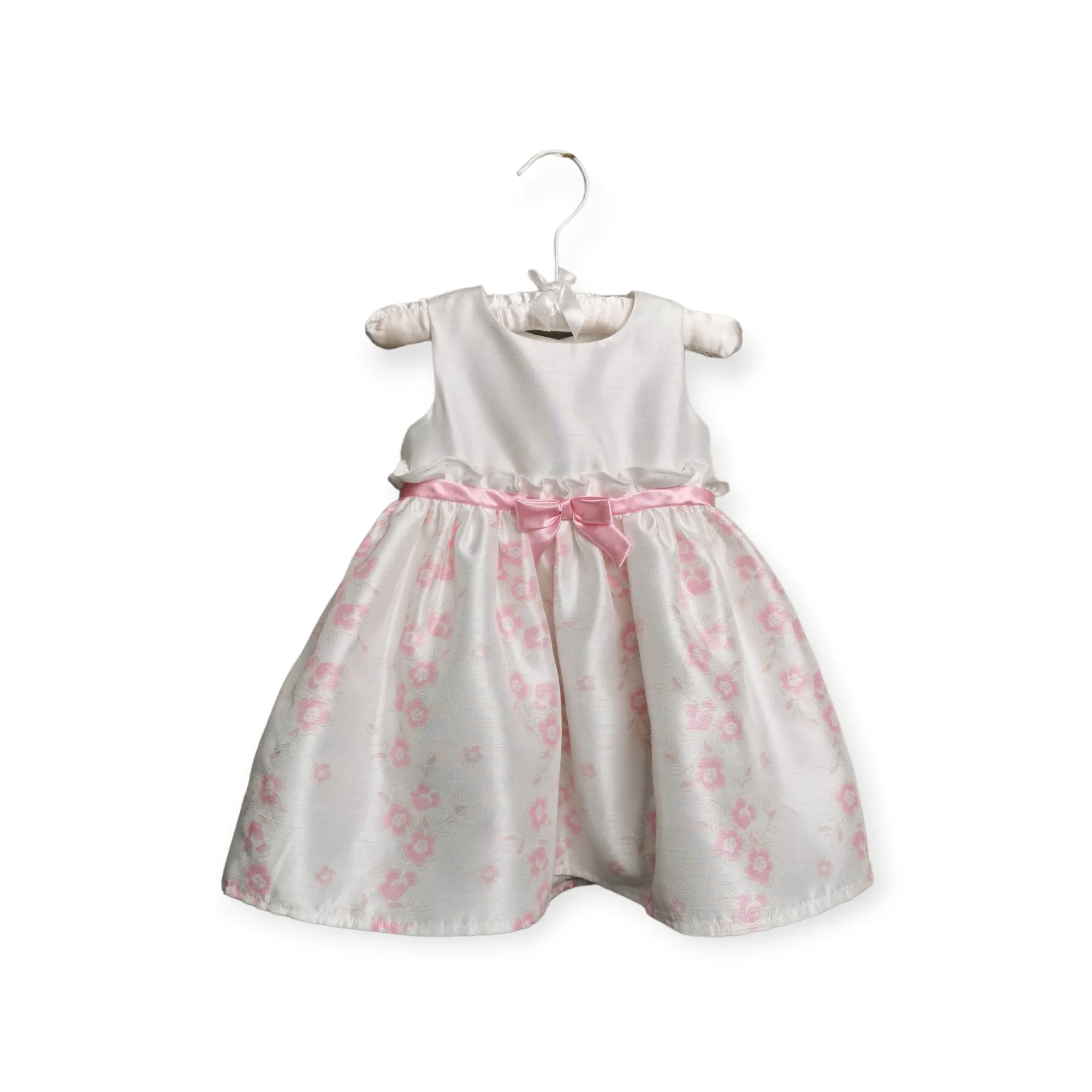 BABY GIRL SIZE 9 MONTHS - BABY BISCOTTI, Empire Floral Dress EUC B38