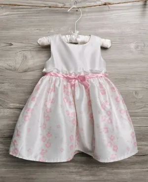 BABY GIRL SIZE 9 MONTHS - BABY BISCOTTI, Empire Floral Dress EUC B38