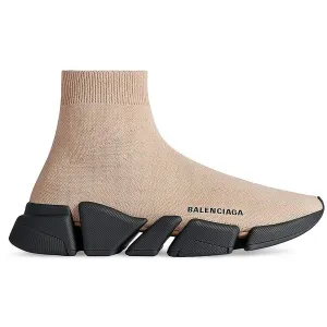 Balenciaga Womens 617796 Knit Sock Sneakers