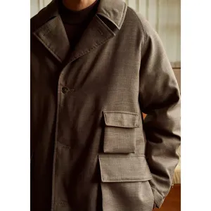 Balmacaan Down Coat