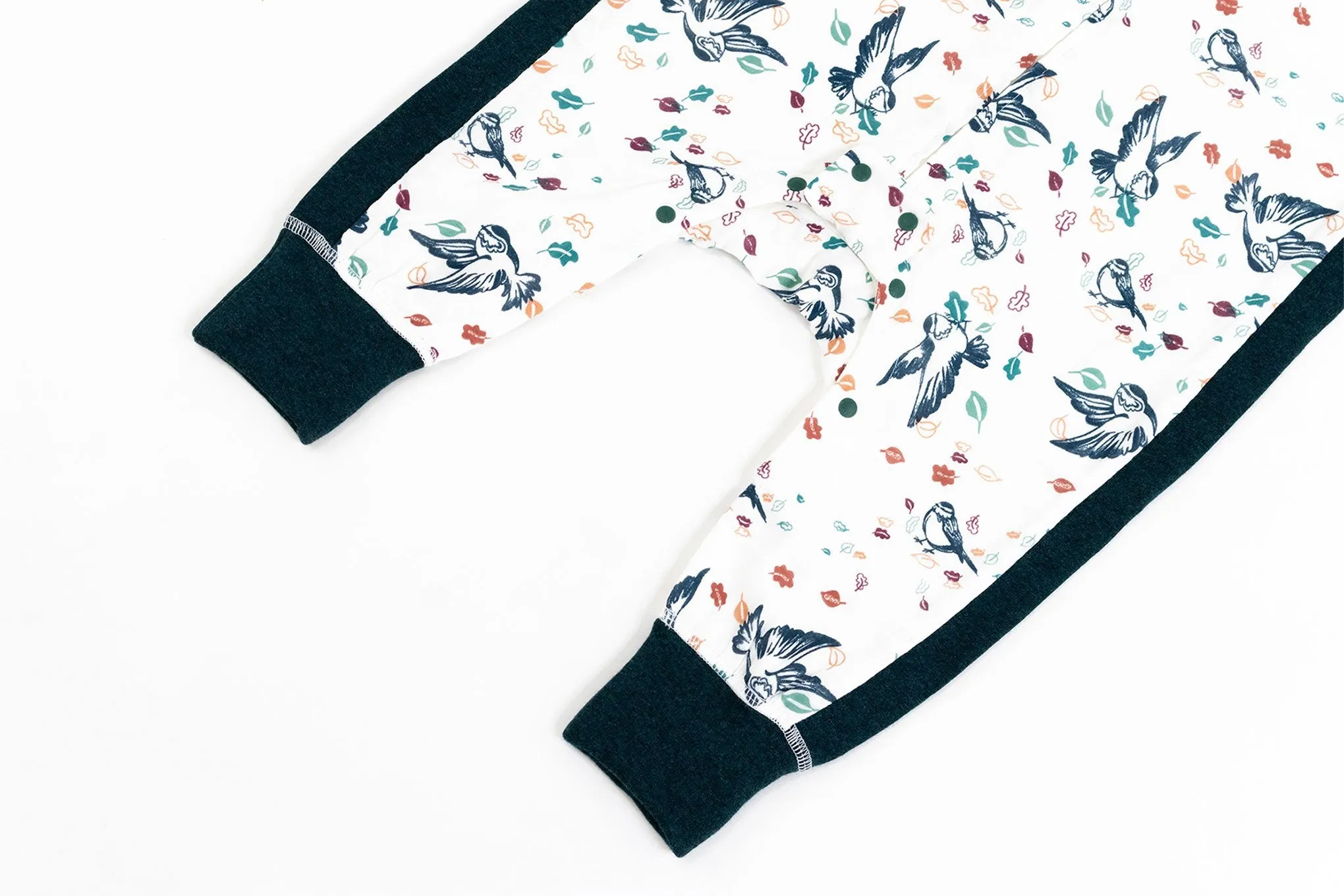 Bamboo Long Sleeve Sleep Suit 0.6 Tog - Bye Bye Birdie