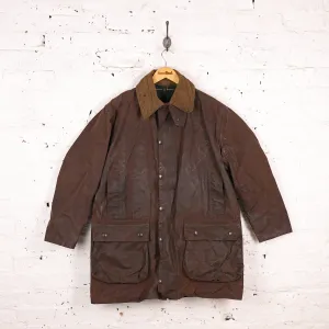 Barbour Northumbria Wax Jacket - Brown - L