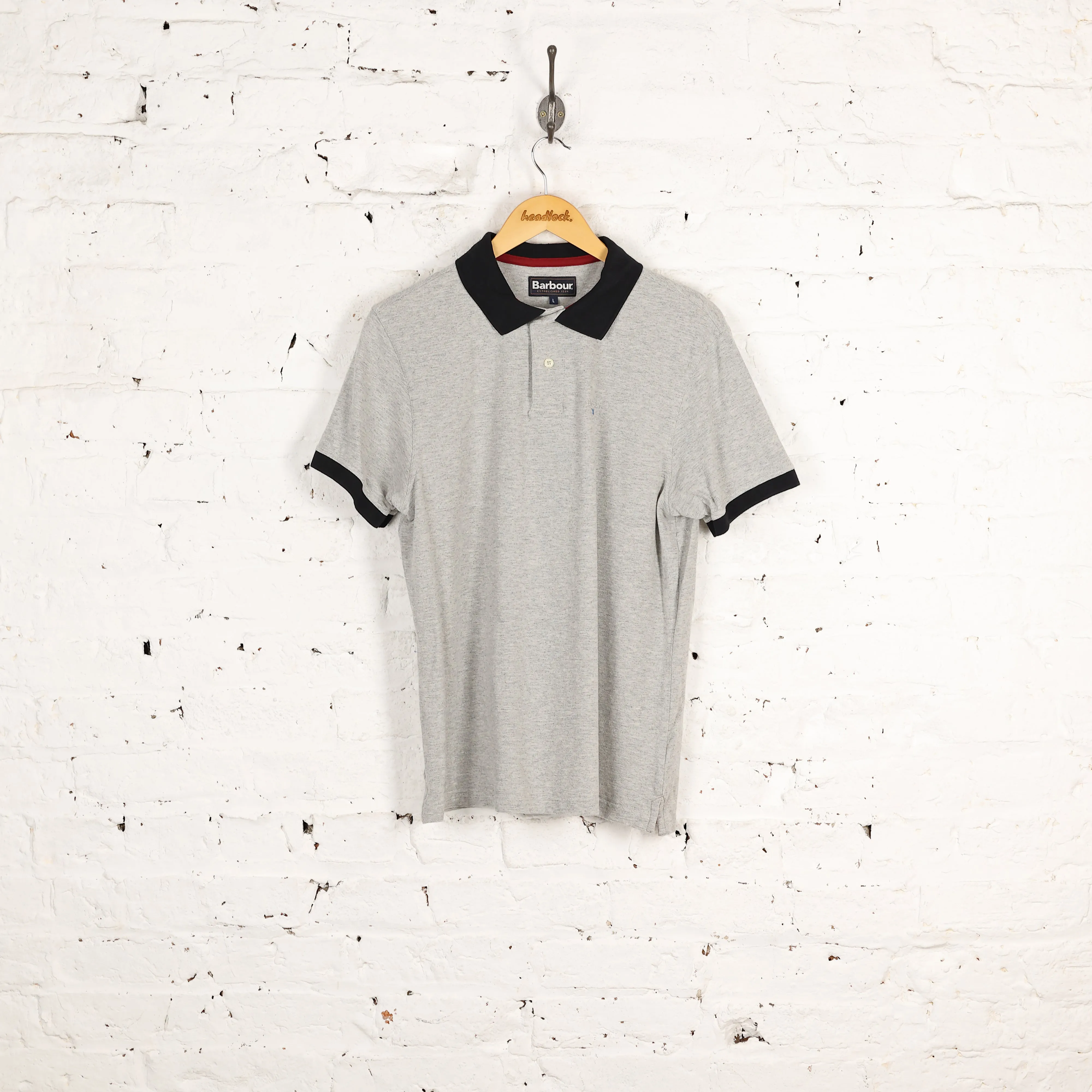 Barbour Polo Shirt - Grey - L