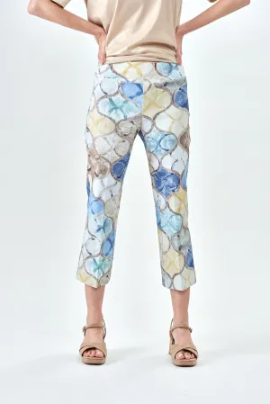 BCP8909MBCP Cropped Modern Bootcut Printed Techno Pants