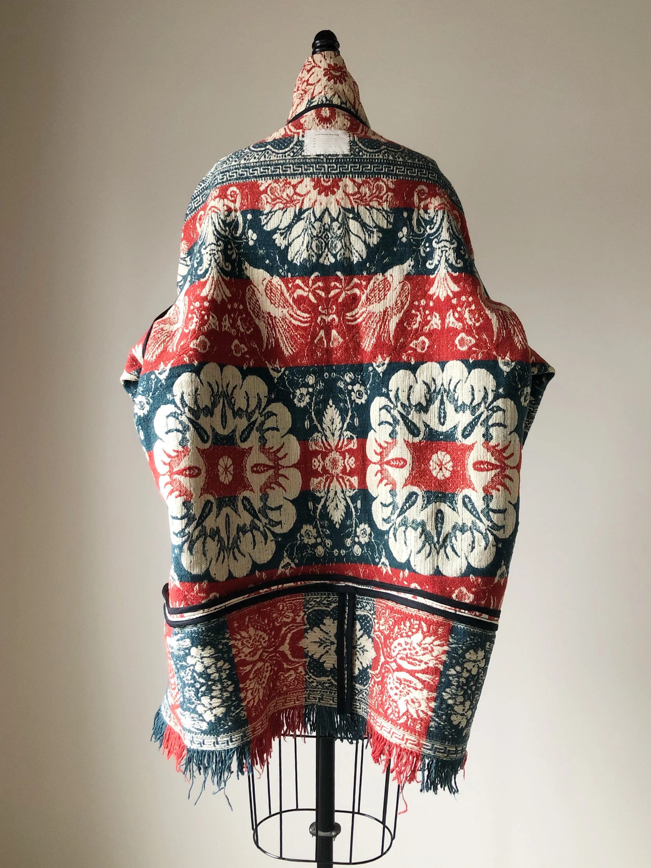 bird of paradise 19th century coverlet cocoon
