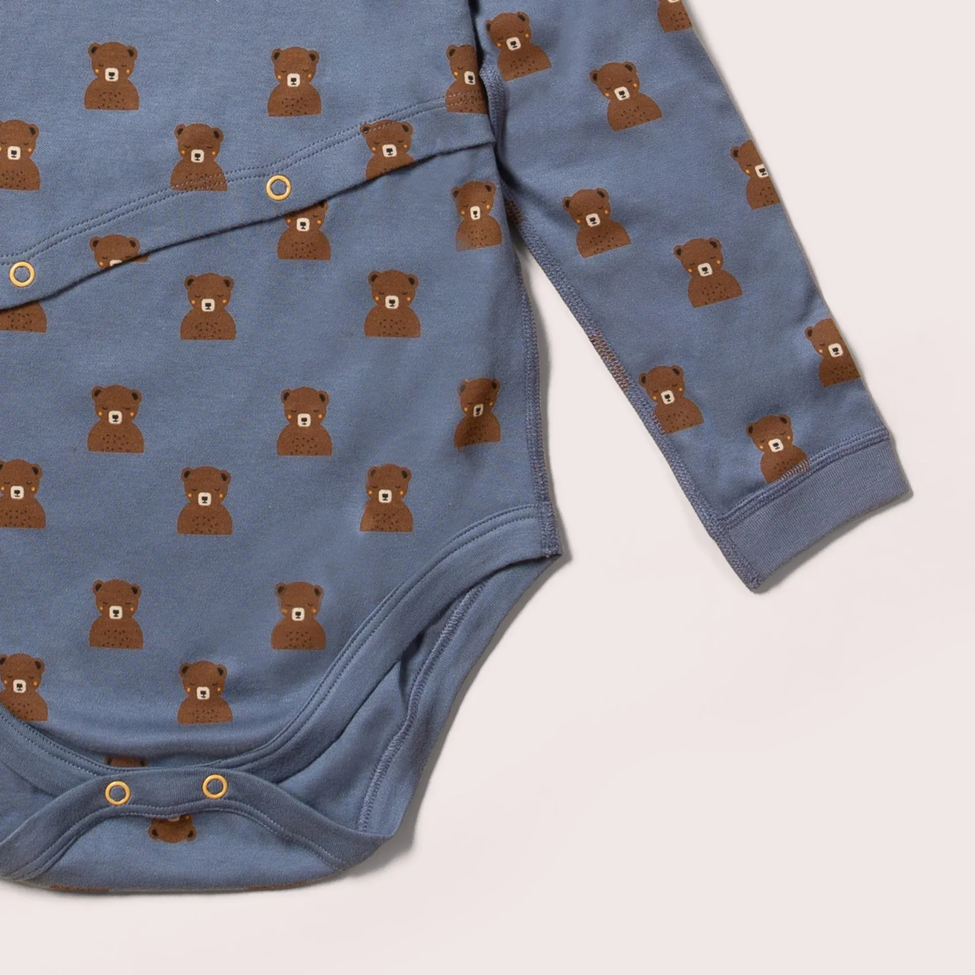 Blue Bear Easy Feeding Adaptive Long Sleeve Onesie