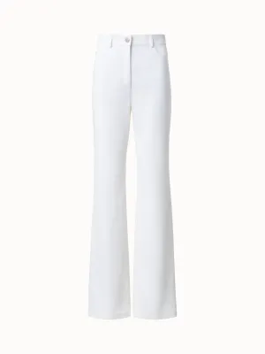 Bootcut Cotton Denim Stretch Pants