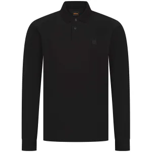 BOSS PE-NYLON LONG SLEEVE POLO SHIRT