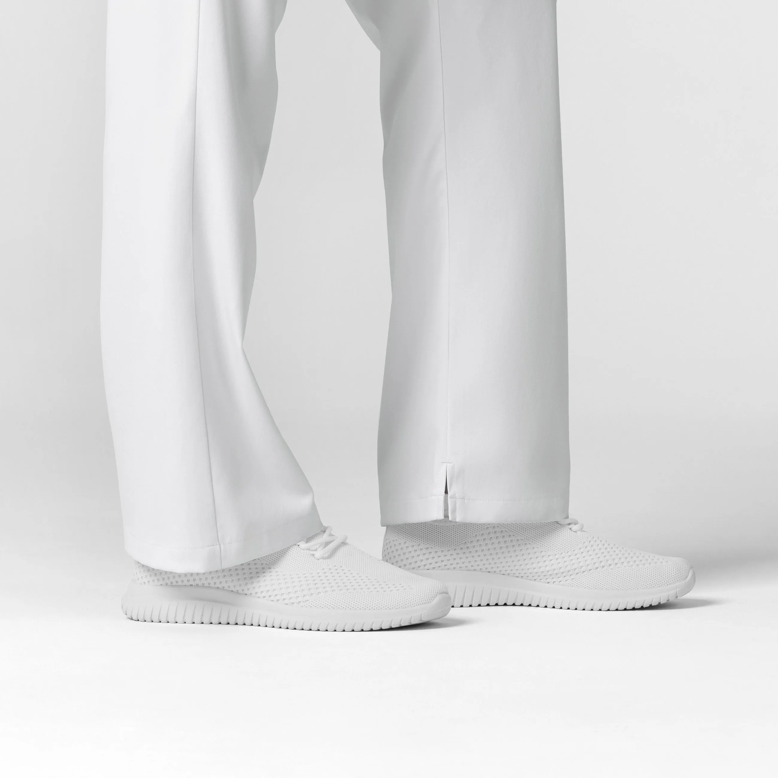 Boundless 5251 Bootcut Scrub Pants White