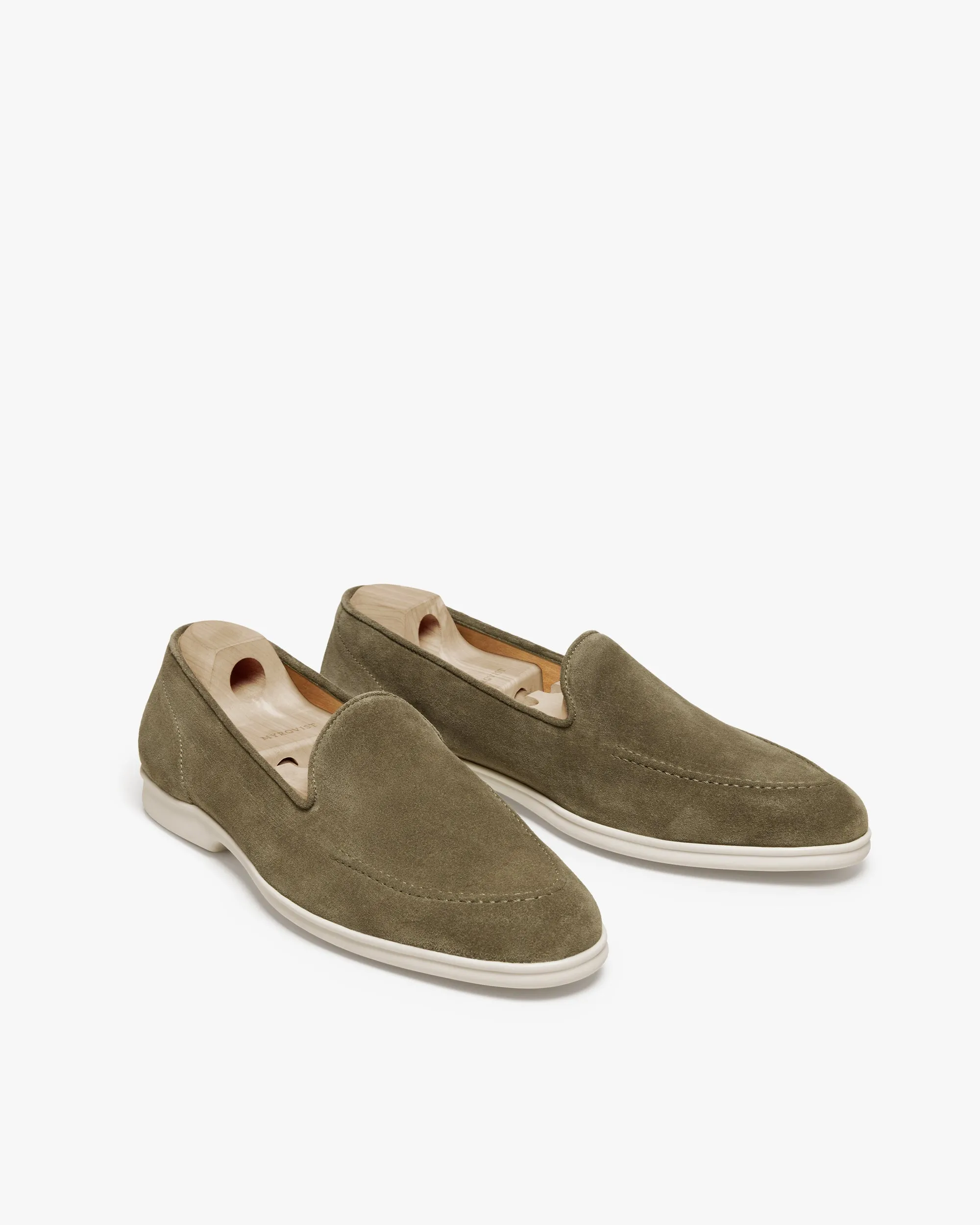 Brännö II – Moss Green Suede