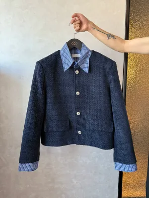 Button Front Lapel Jacket