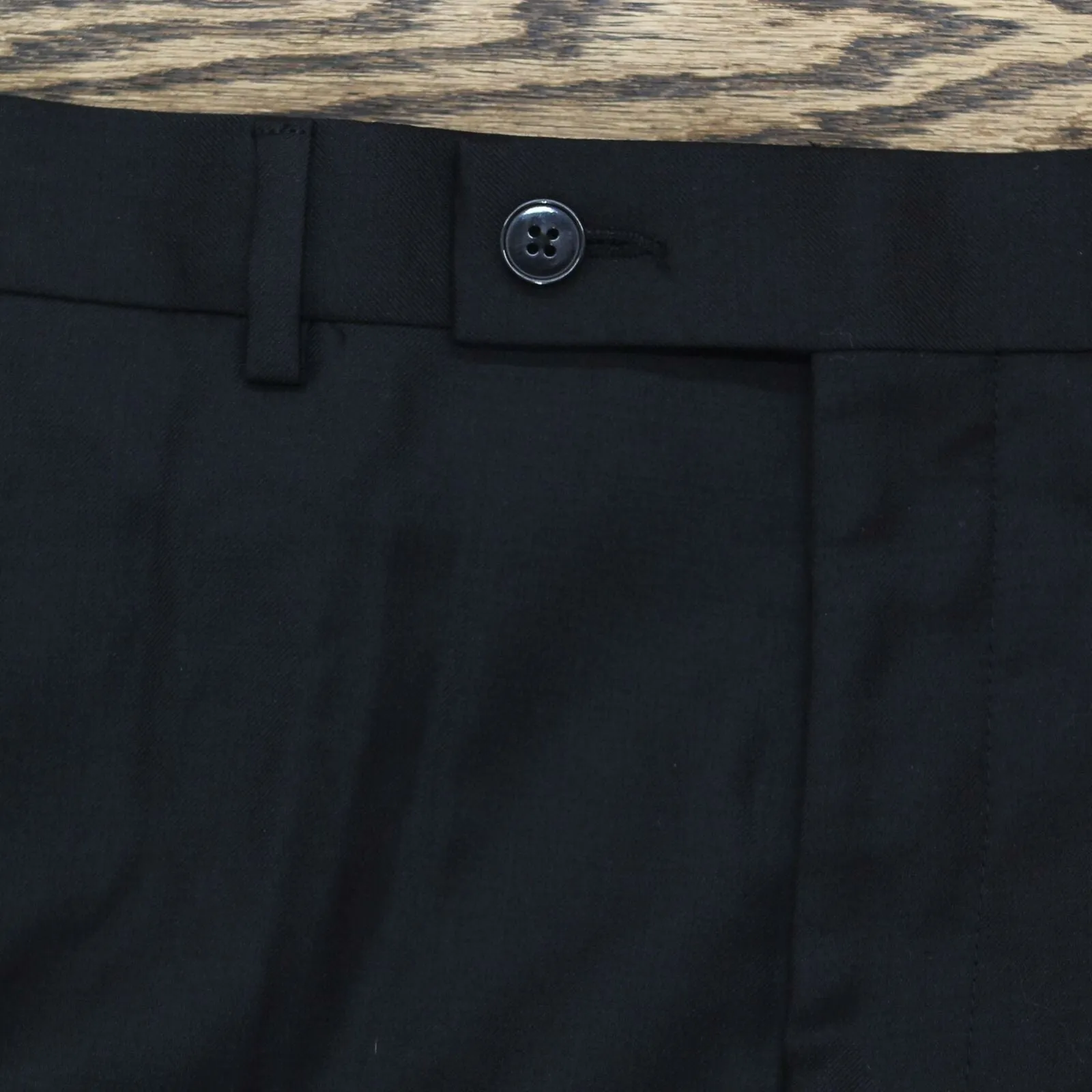 Calvin Klein Men's Wool Suit Dress Pants. MTCH25FX0345 Black 34 X 40 Unhemmed