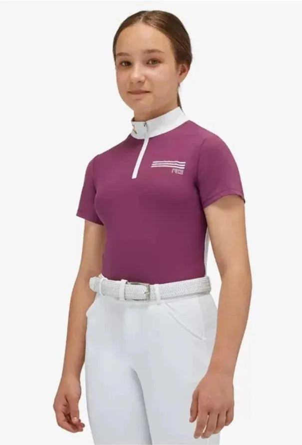 Child's Jersey Competition Polo - Berry