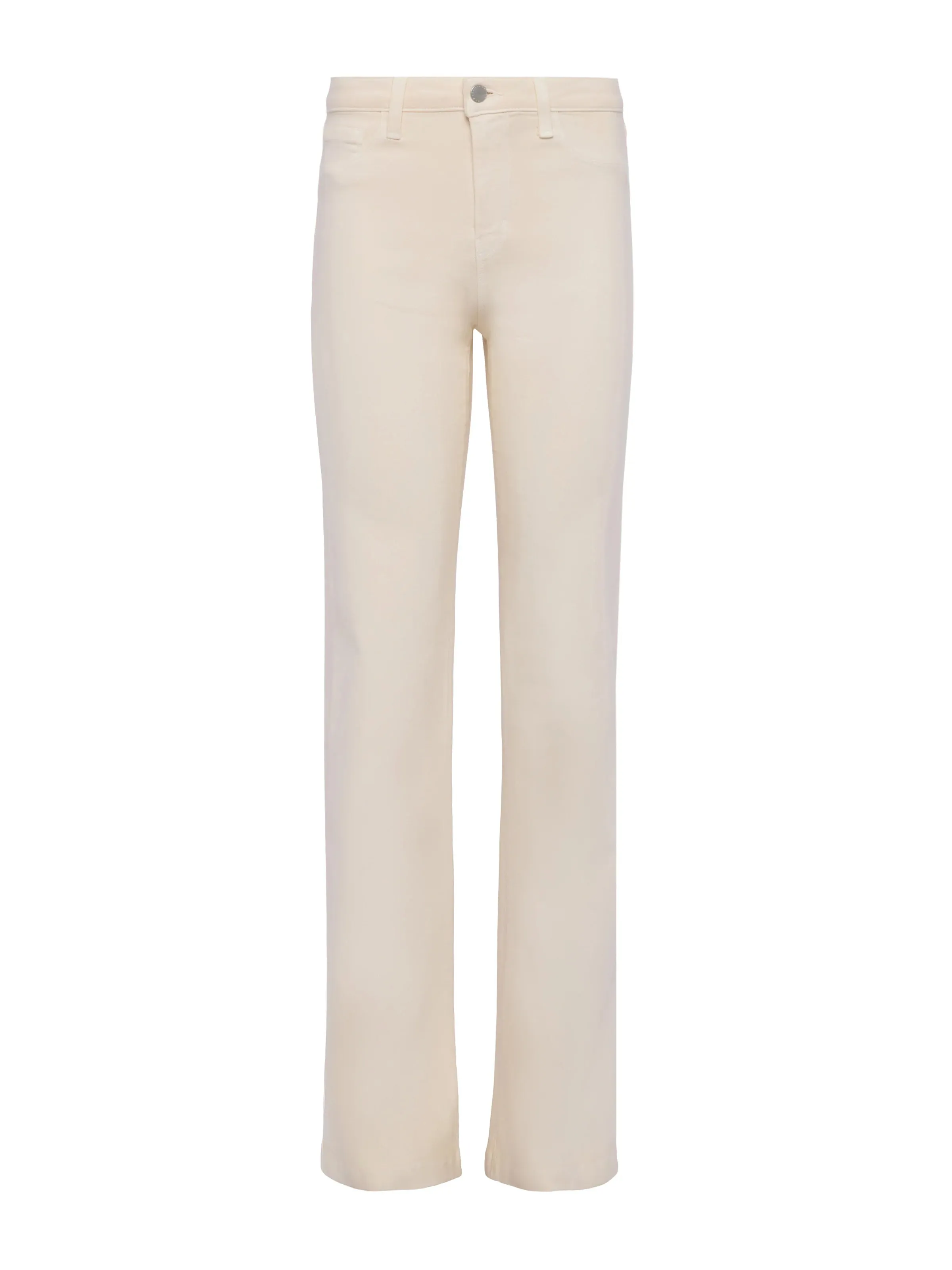 Clayton Coated Wide Leg Jean - French Vanilla