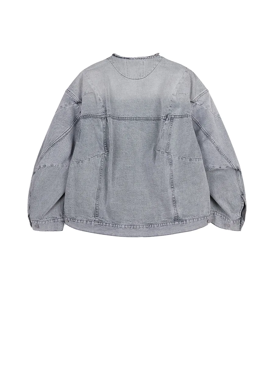 Coat / JNBY Oversized Cotton Demin Jacket