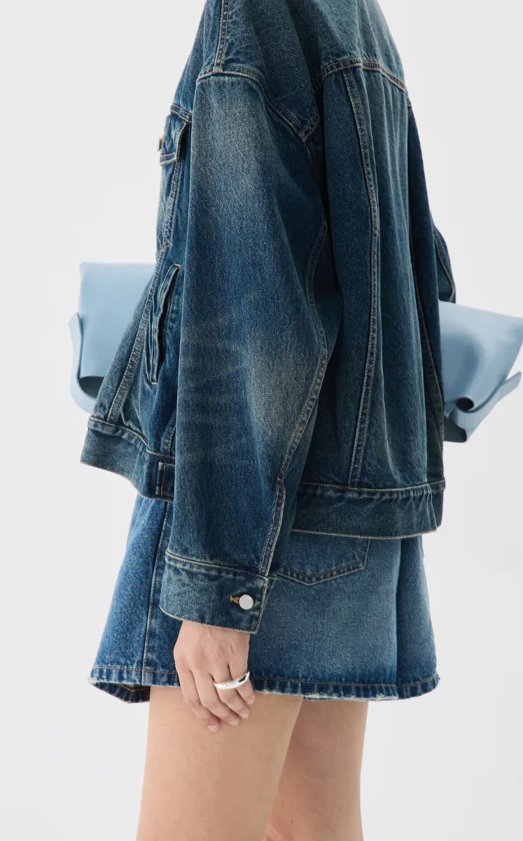 Coat / JNBY Oversized Denim Jacket