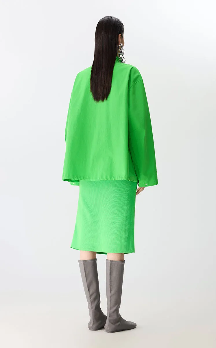 Coat / JNBY Oversized Drawstring Cotton Jacket