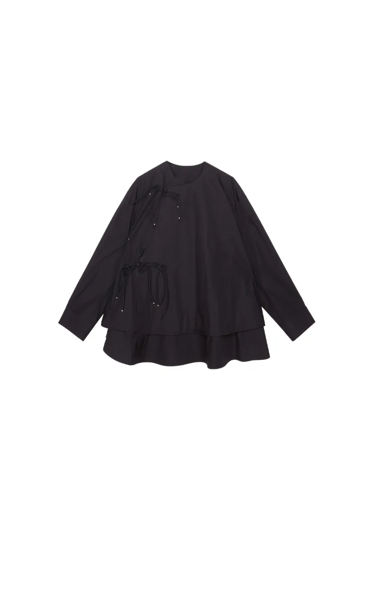 Coat / JNBY Oversized Drawstring Cotton Jacket