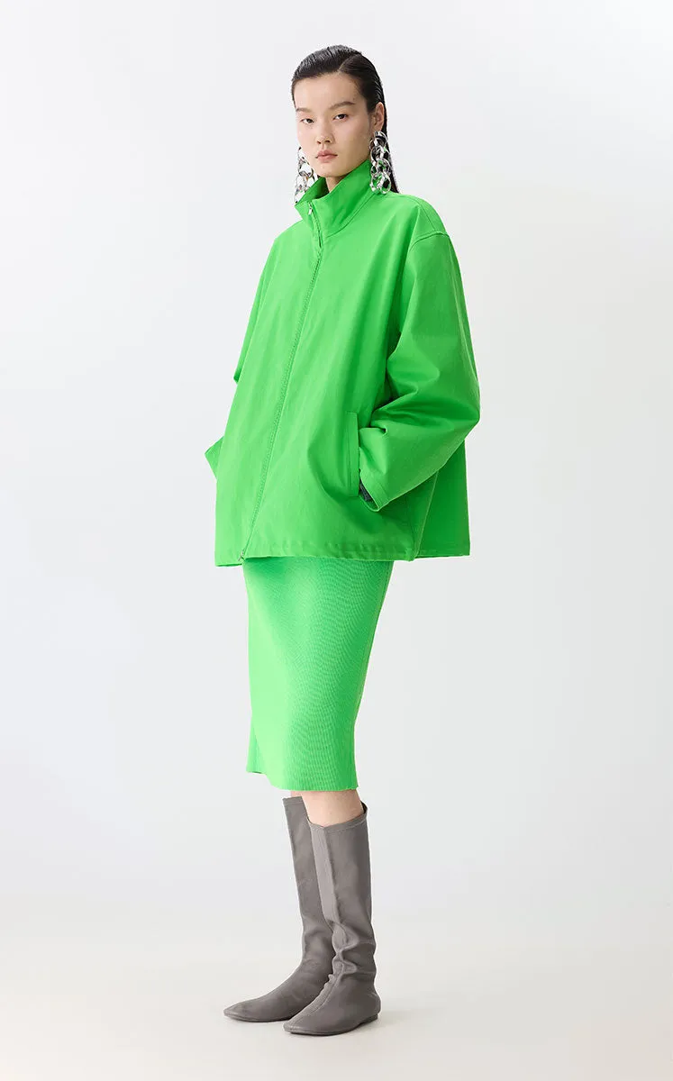 Coat / JNBY Oversized Drawstring Cotton Jacket