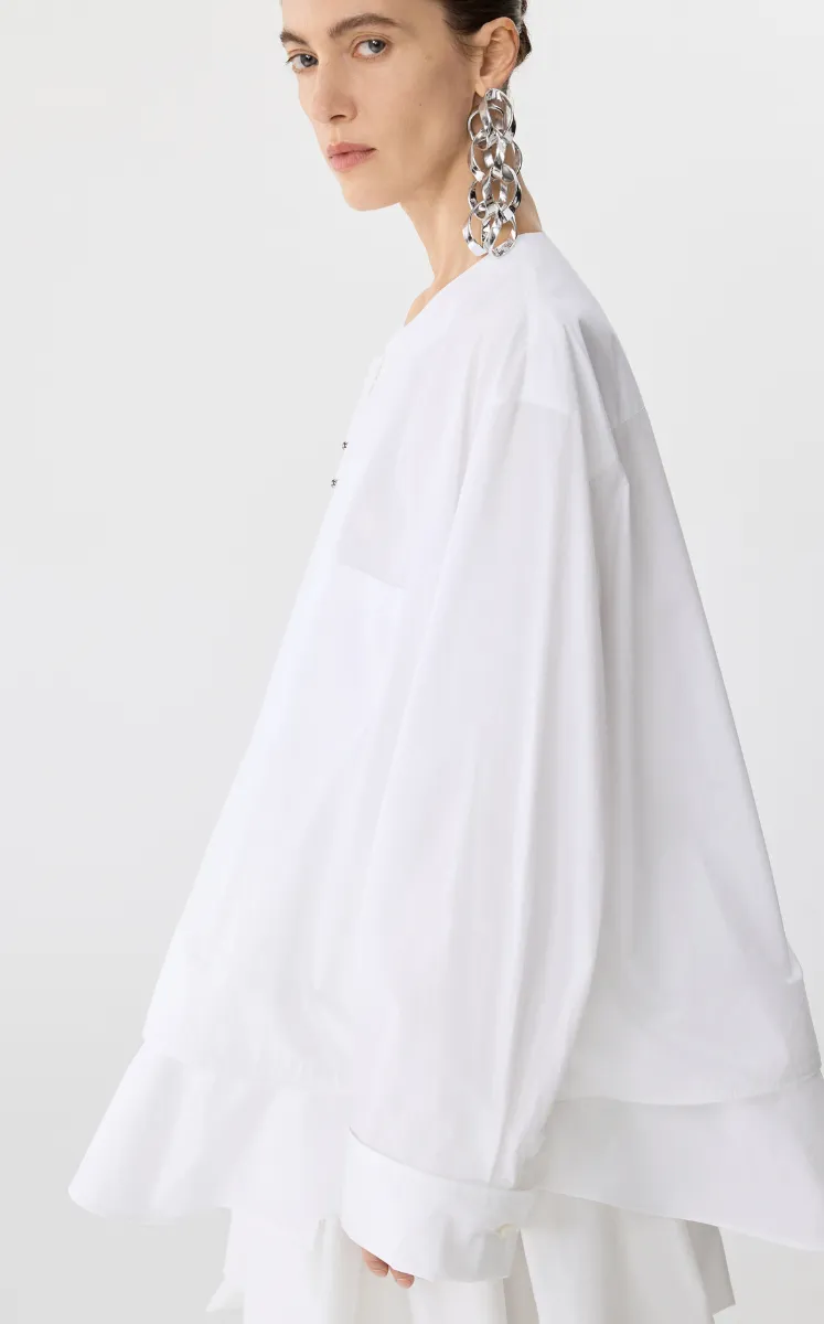 Coat / JNBY Oversized Drawstring Cotton Jacket