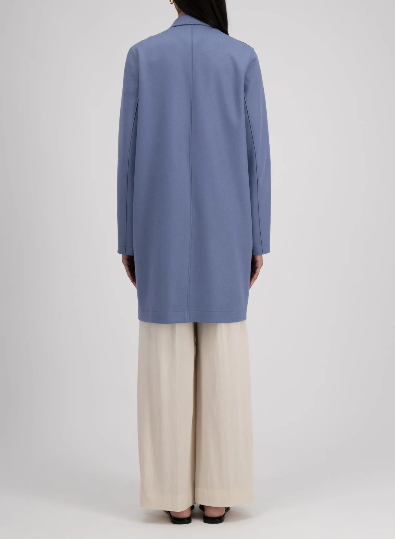 Cocoon coat wool & cashmere blend