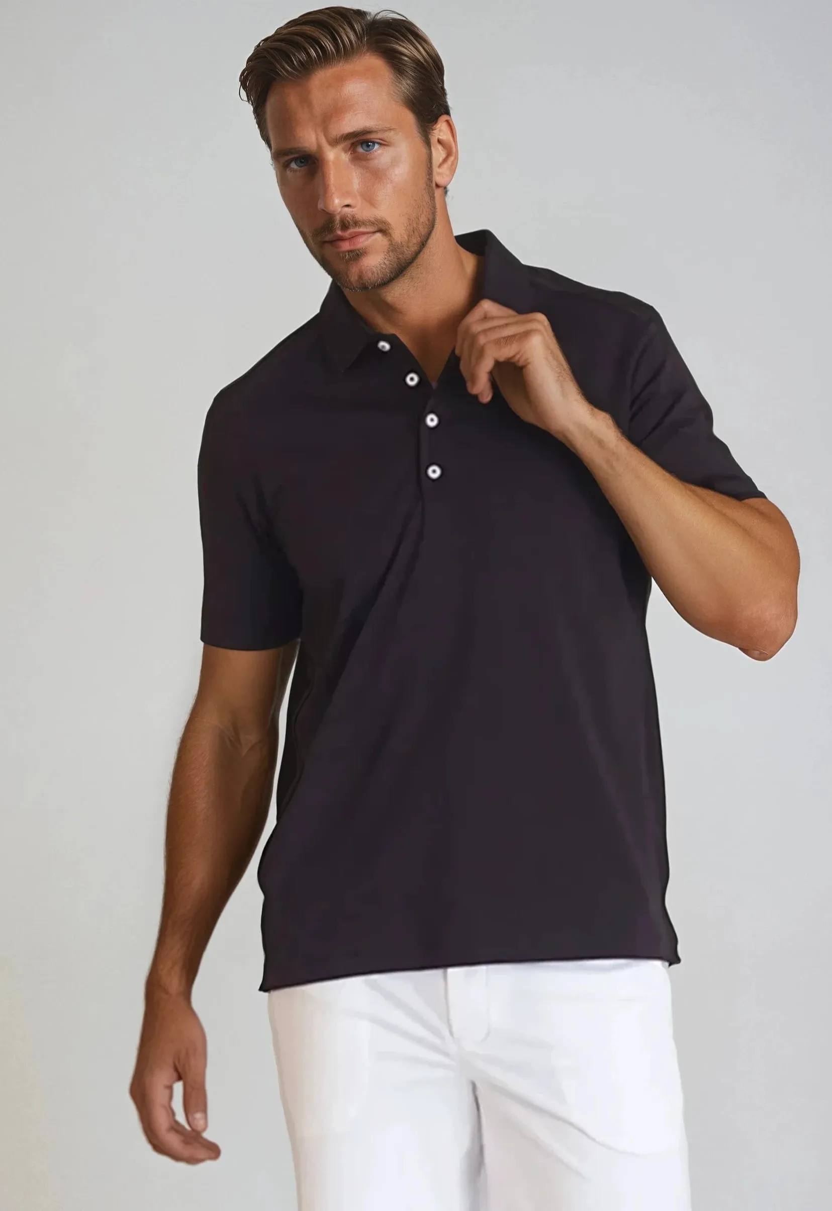 Coolest Polo Tech Shirt Black
